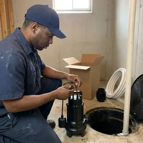 Local basement sump pump installation by FKM Plumbing, Los Angeles, CA