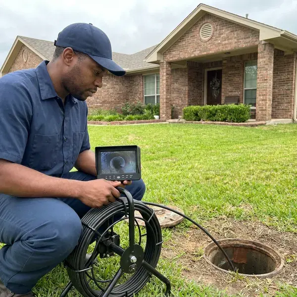Local drains camera inspection by FKM Plumbing, Ontario, CA