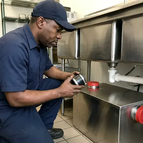 Local grease trap installation by FKM Plumbing, Los Angeles, CA