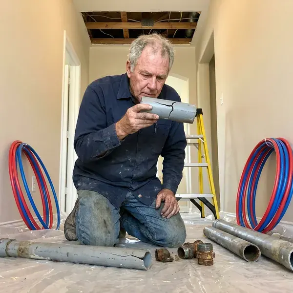 Local polybutylene plumbing replacement by FKM Plumbing, Garden Grove, CA