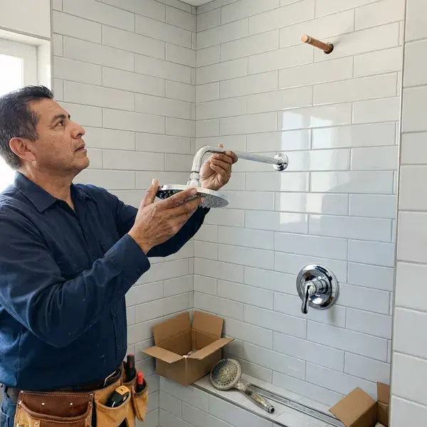 Professional shower installation, Los Angeles, CA
