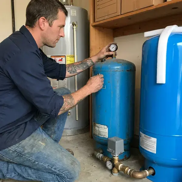 Local well pressure tank replacement by FKM Plumbing, Los Angeles, CA